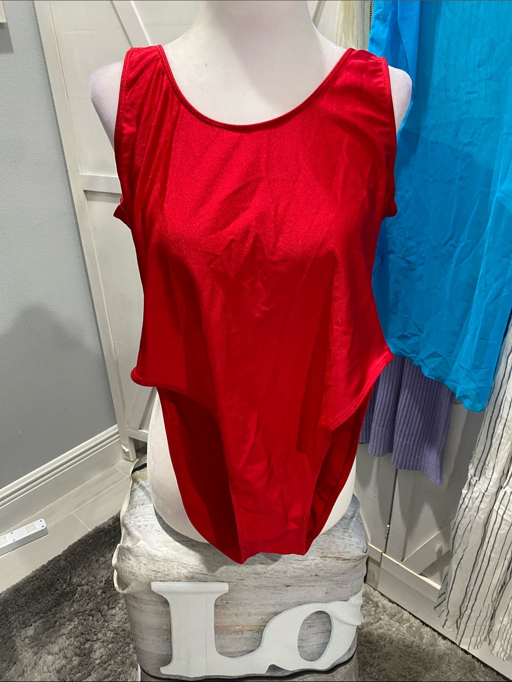 Women's Red One Piece Swimsuit